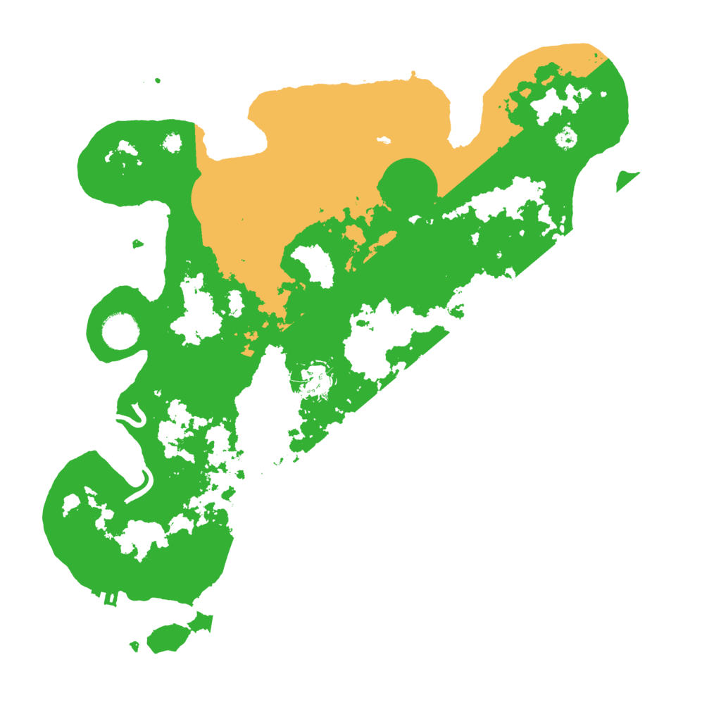 Biome Rust Map: Procedural Map, Size: 3500, Seed: 15548062
