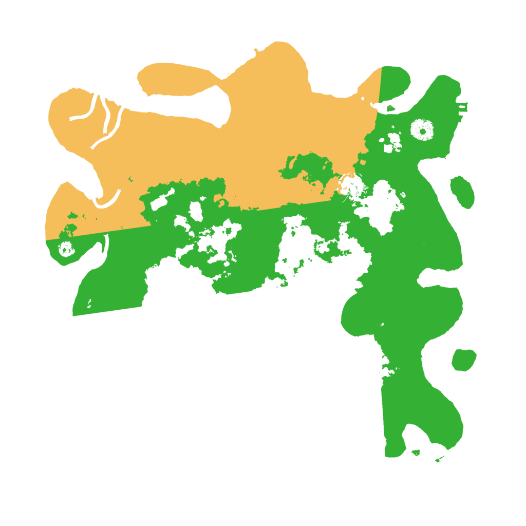 Biome Rust Map: Procedural Map, Size: 3500, Seed: 160479