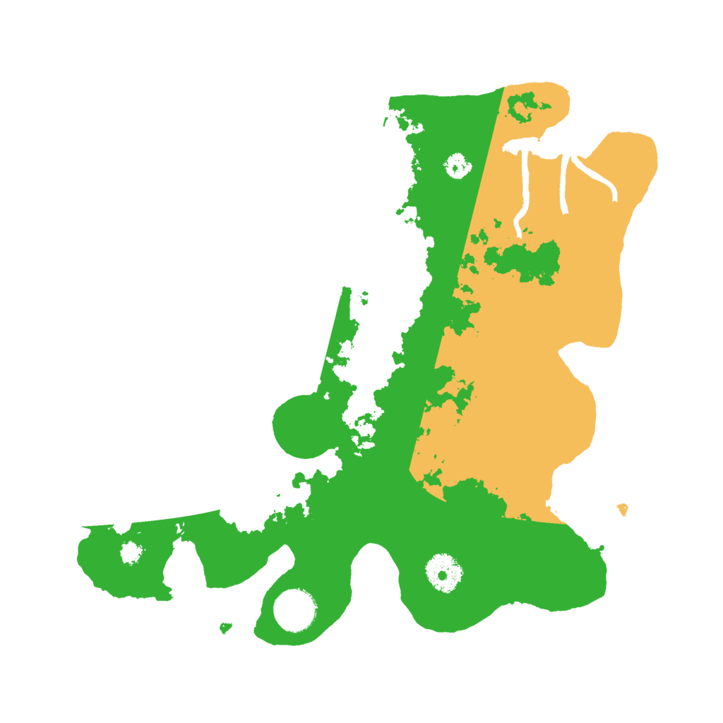 Biome Rust Map: Procedural Map, Size: 3000, Seed: 2597135