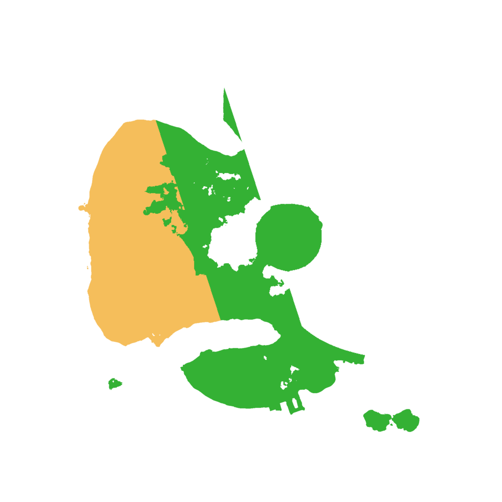 Biome Rust Map: Procedural Map, Size: 2000, Seed: 2700