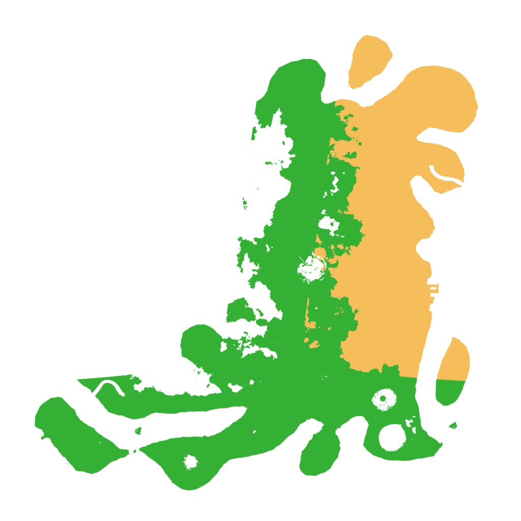 Biome Rust Map: Procedural Map, Size: 3500, Seed: 994033042