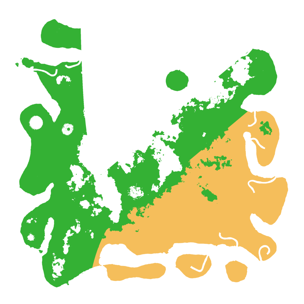 Biome Rust Map: Procedural Map, Size: 4000, Seed: 3600