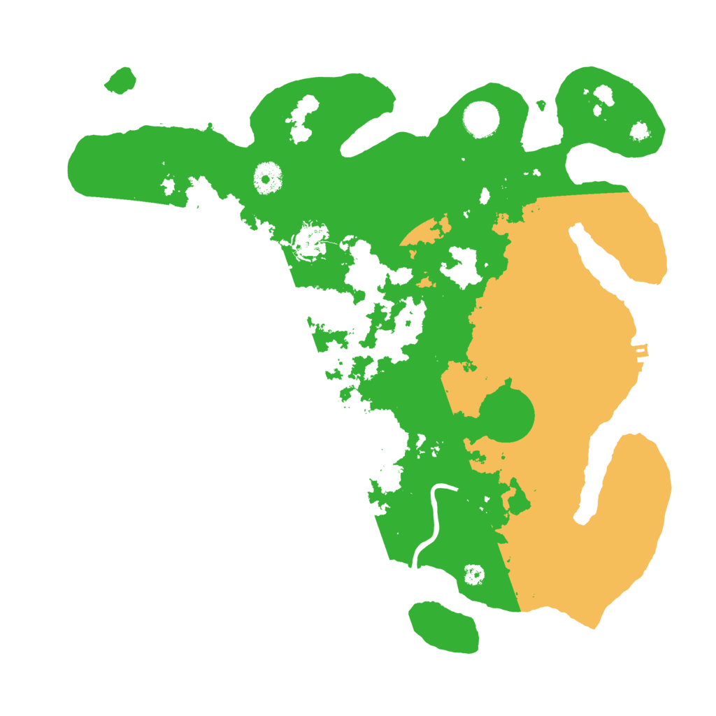 Biome Rust Map: Procedural Map, Size: 3500, Seed: 21452786