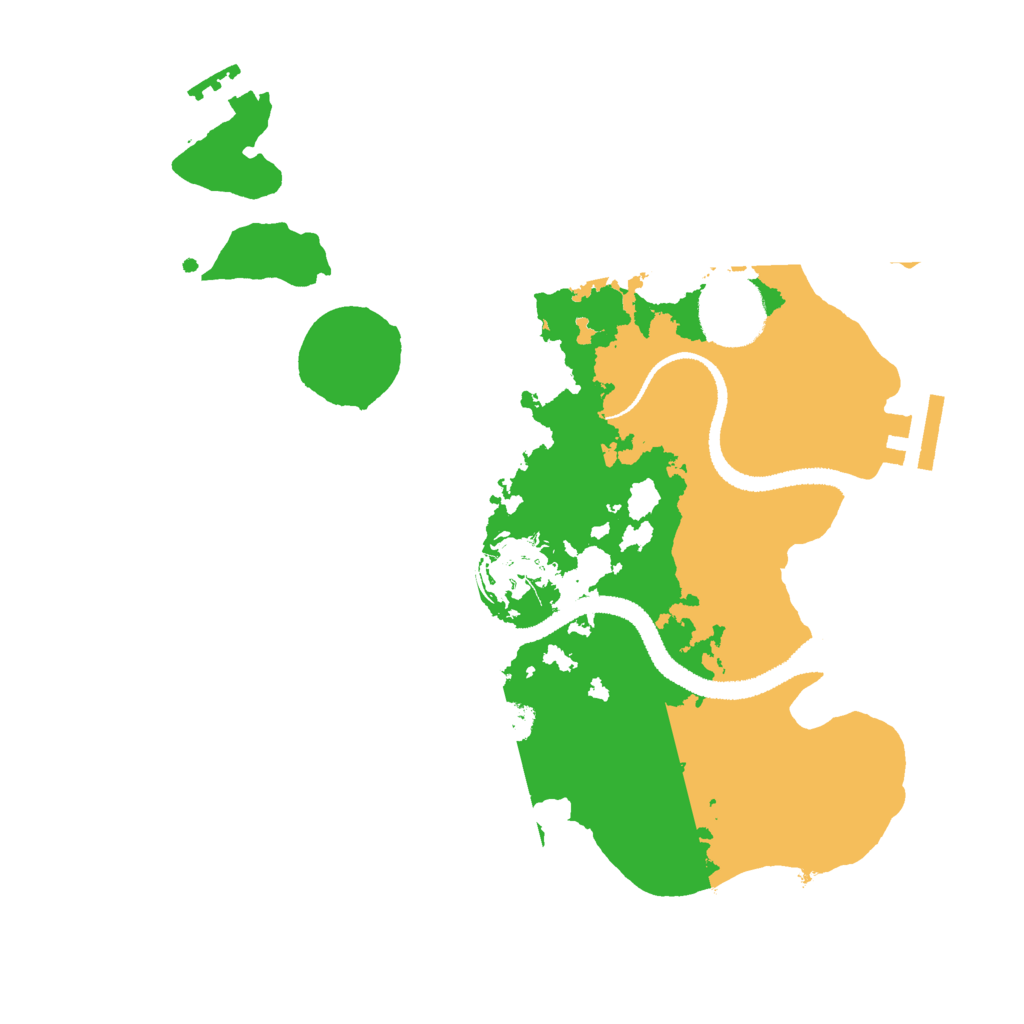 Biome Rust Map: Procedural Map, Size: 2750, Seed: 626280290