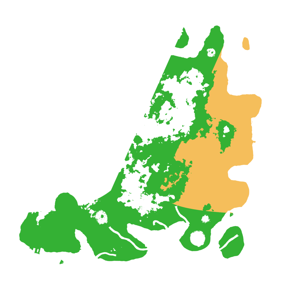 Biome Rust Map: Procedural Map, Size: 3500, Seed: 2022040902