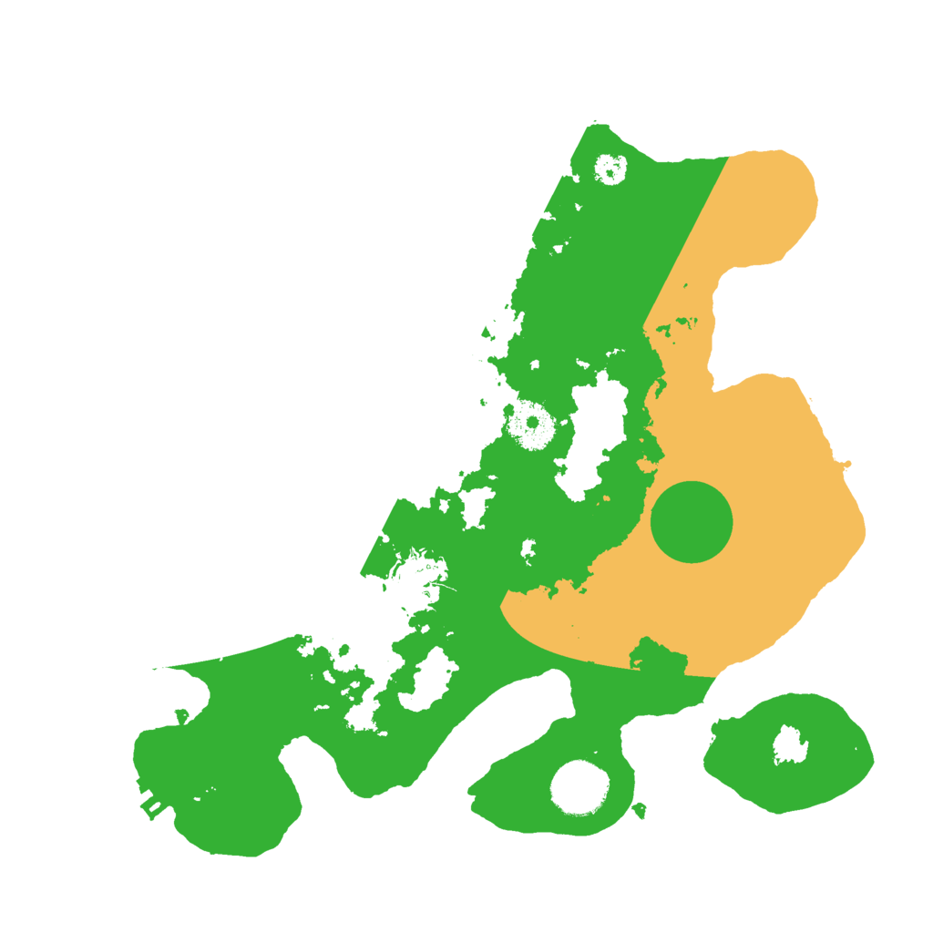 Biome Rust Map: Procedural Map, Size: 3000, Seed: 1364698454