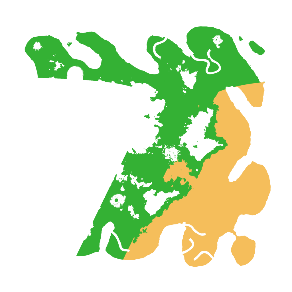 Biome Rust Map: Procedural Map, Size: 3250, Seed: 5059097