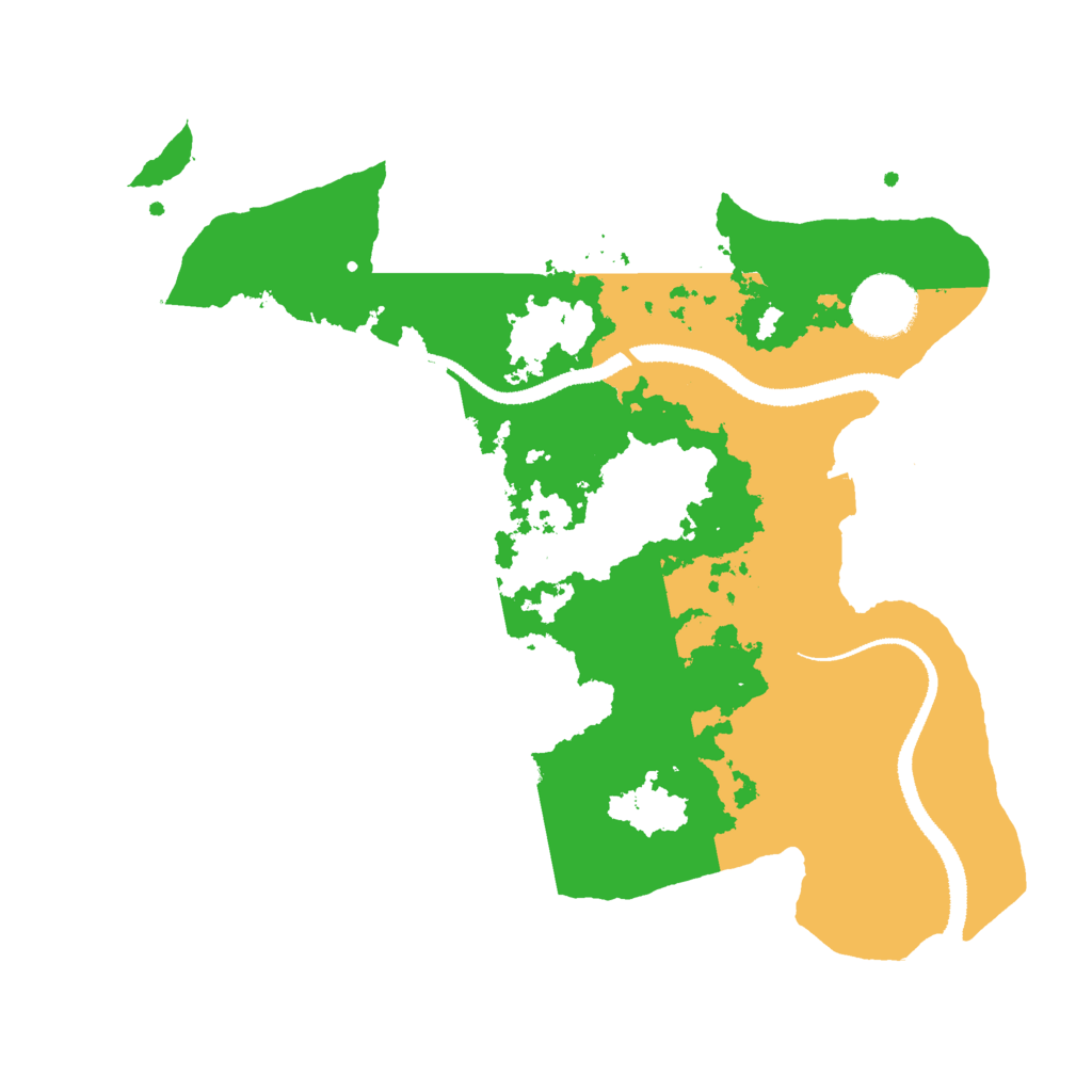 Biome Rust Map: Procedural Map, Size: 3000, Seed: 423523