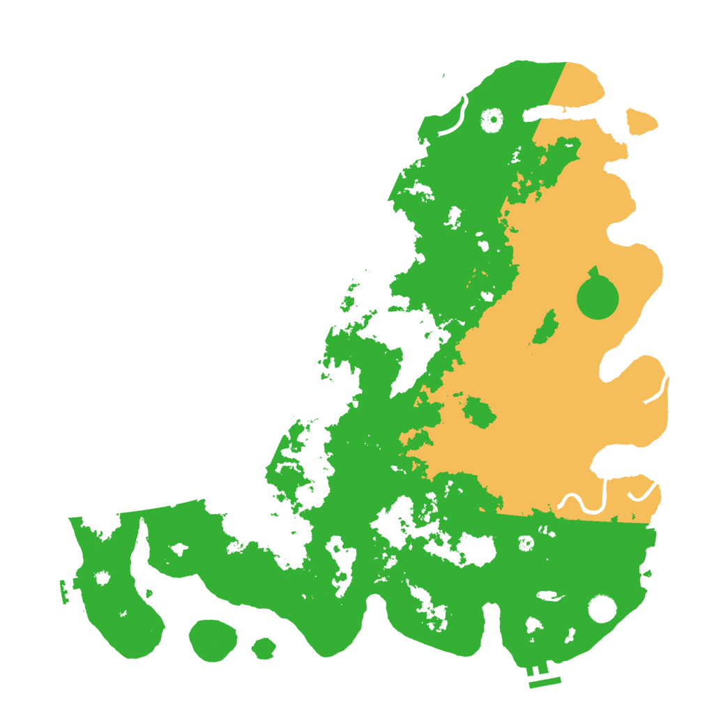 Biome Rust Map: Procedural Map, Size: 4500, Seed: 6514561