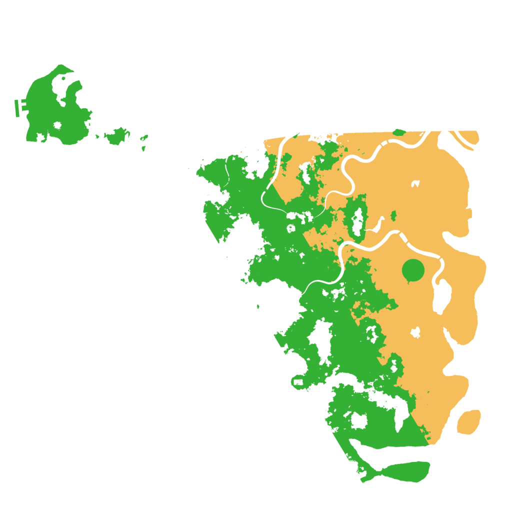 Biome Rust Map: Procedural Map, Size: 6000, Seed: 574944