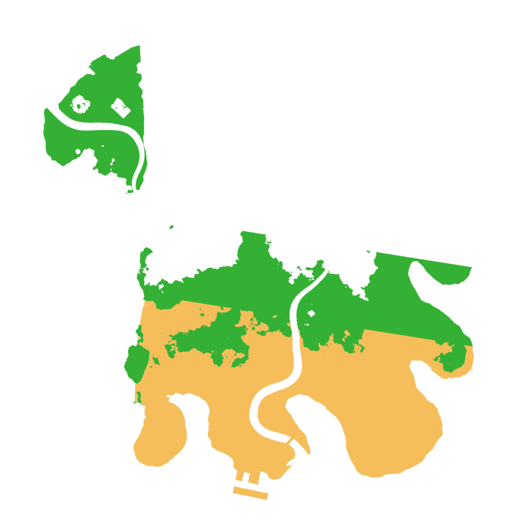 Biome Rust Map: Procedural Map, Size: 3000, Seed: 83687