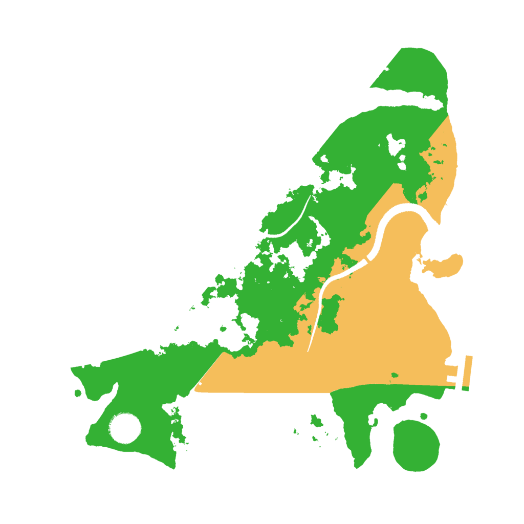 Biome Rust Map: Procedural Map, Size: 3000, Seed: 193422494