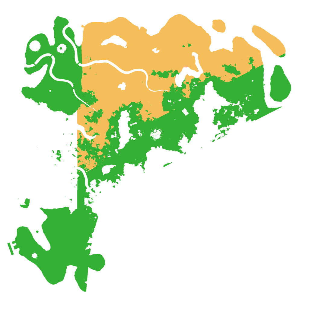 Biome Rust Map: Procedural Map, Size: 5000, Seed: 70633814