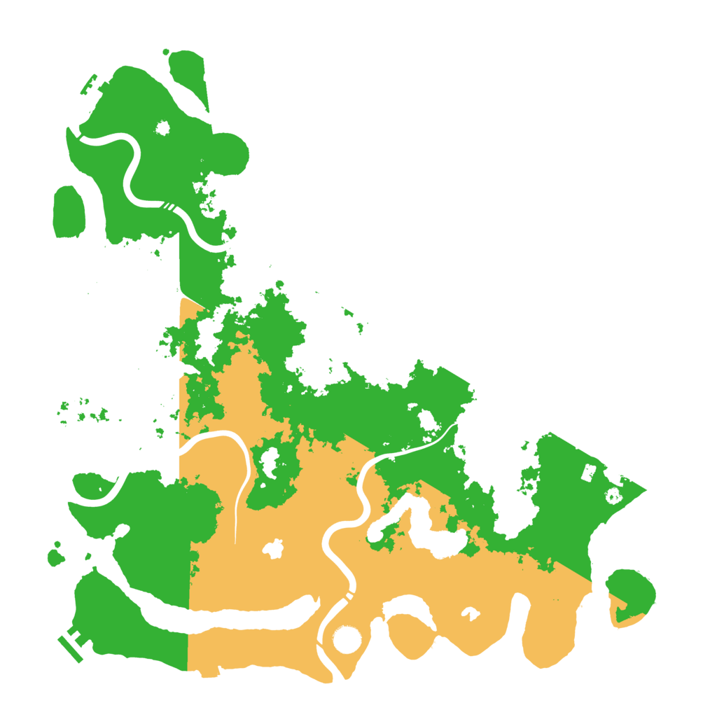 Biome Rust Map: Procedural Map, Size: 4500, Seed: 1355449207