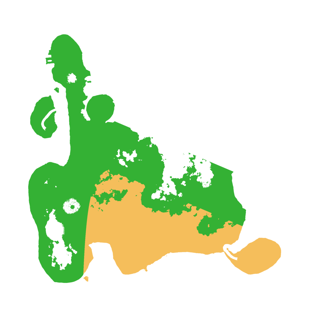 Biome Rust Map: Procedural Map, Size: 3000, Seed: 3578