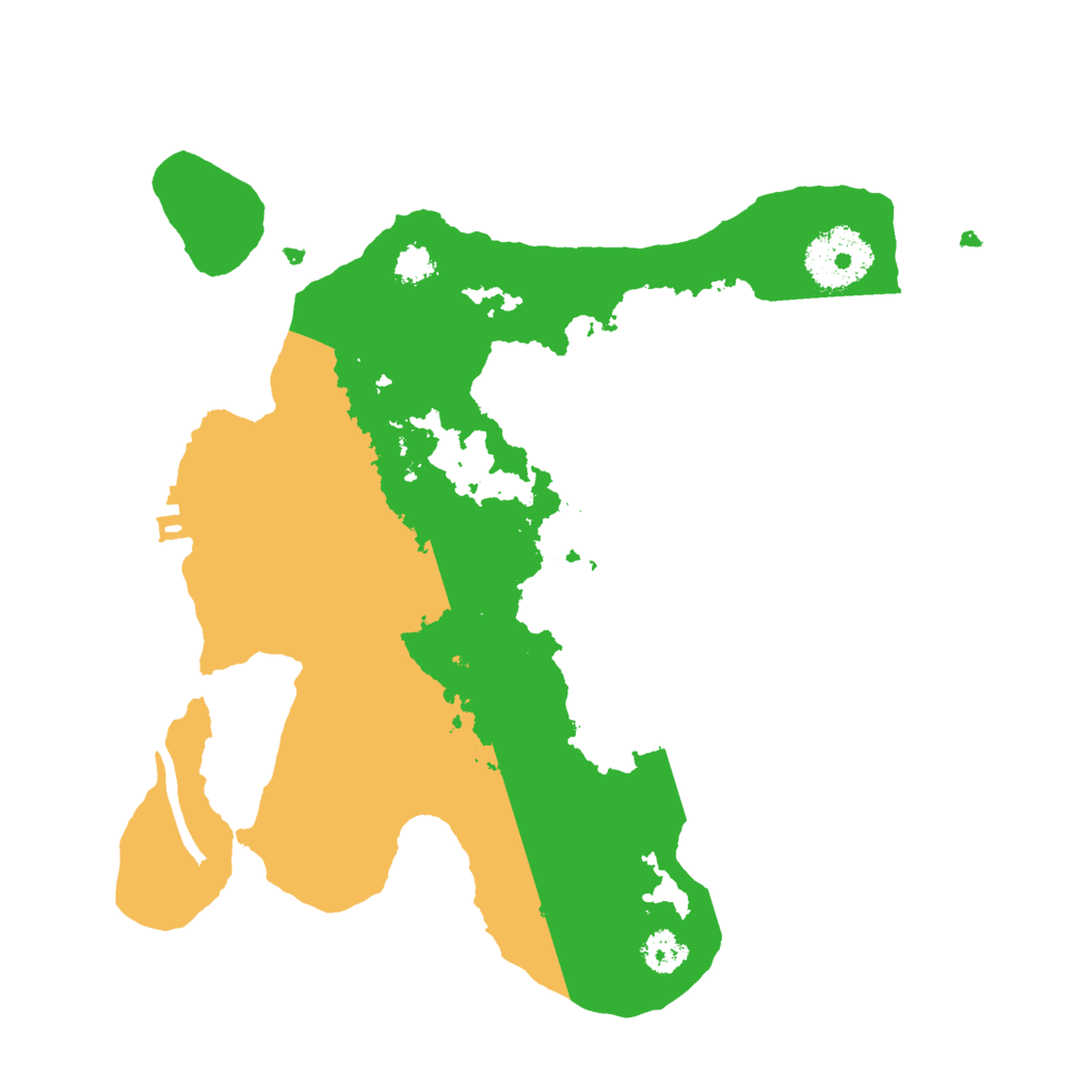 Biome Rust Map: Procedural Map, Size: 2650, Seed: 1105042022