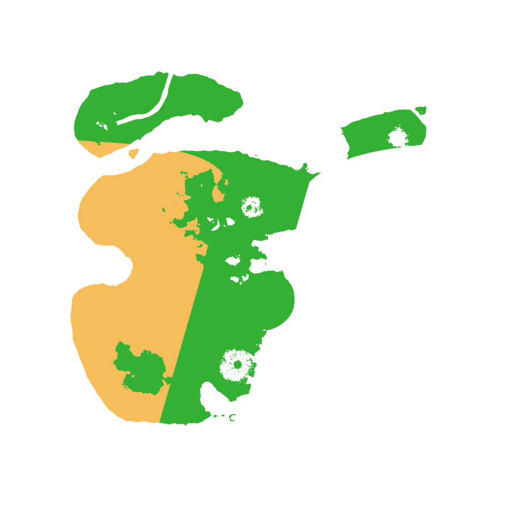 Biome Rust Map: Procedural Map, Size: 2500, Seed: 1555382630