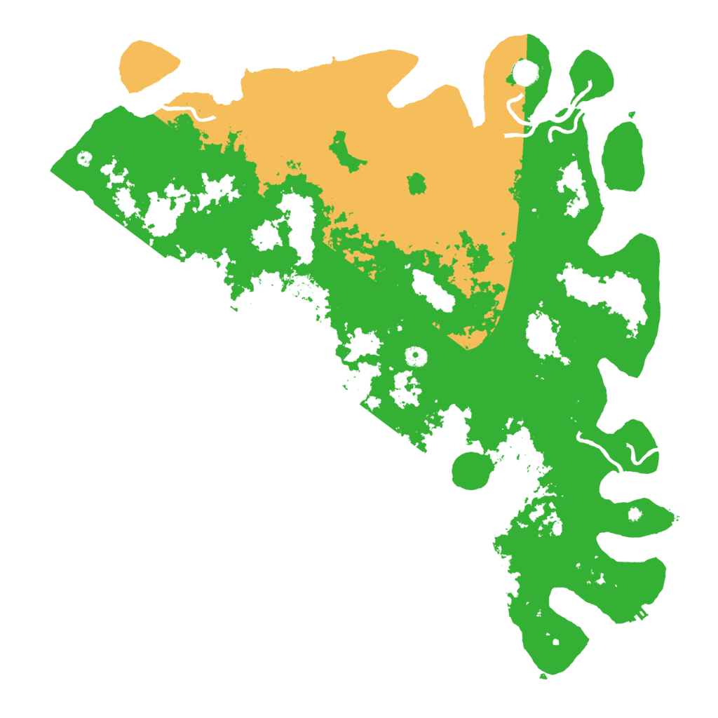 Biome Rust Map: Procedural Map, Size: 5000, Seed: 954954954