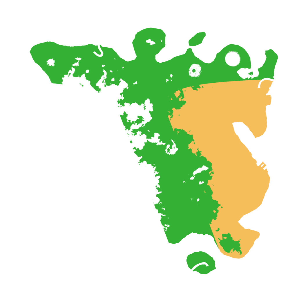 Biome Rust Map: Procedural Map, Size: 3500, Seed: 60000