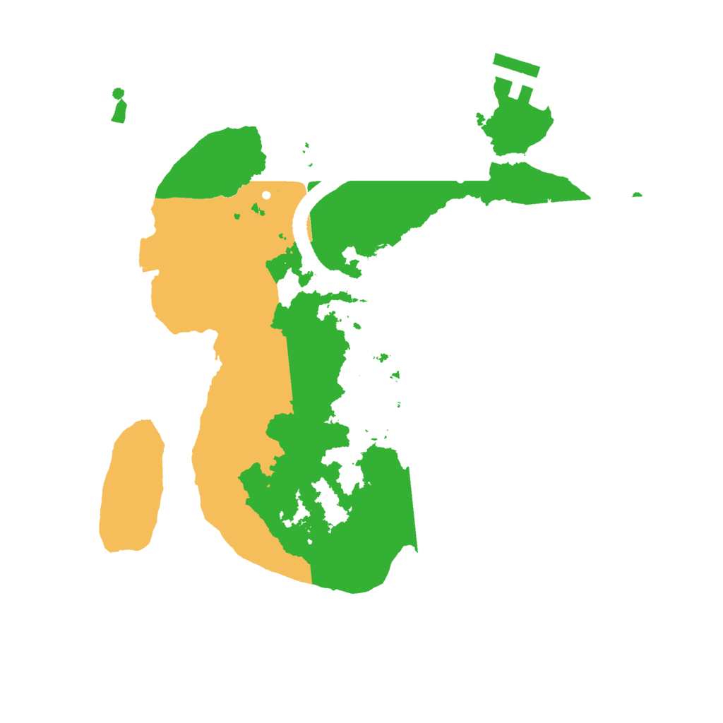 Biome Rust Map: Procedural Map, Size: 2500, Seed: 430306931