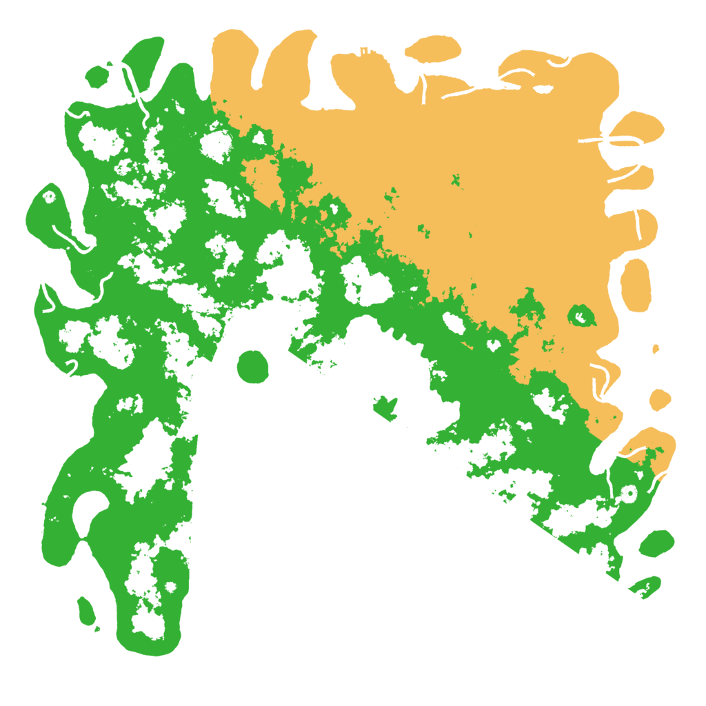 Biome Rust Map: Procedural Map, Size: 6000, Seed: 111832