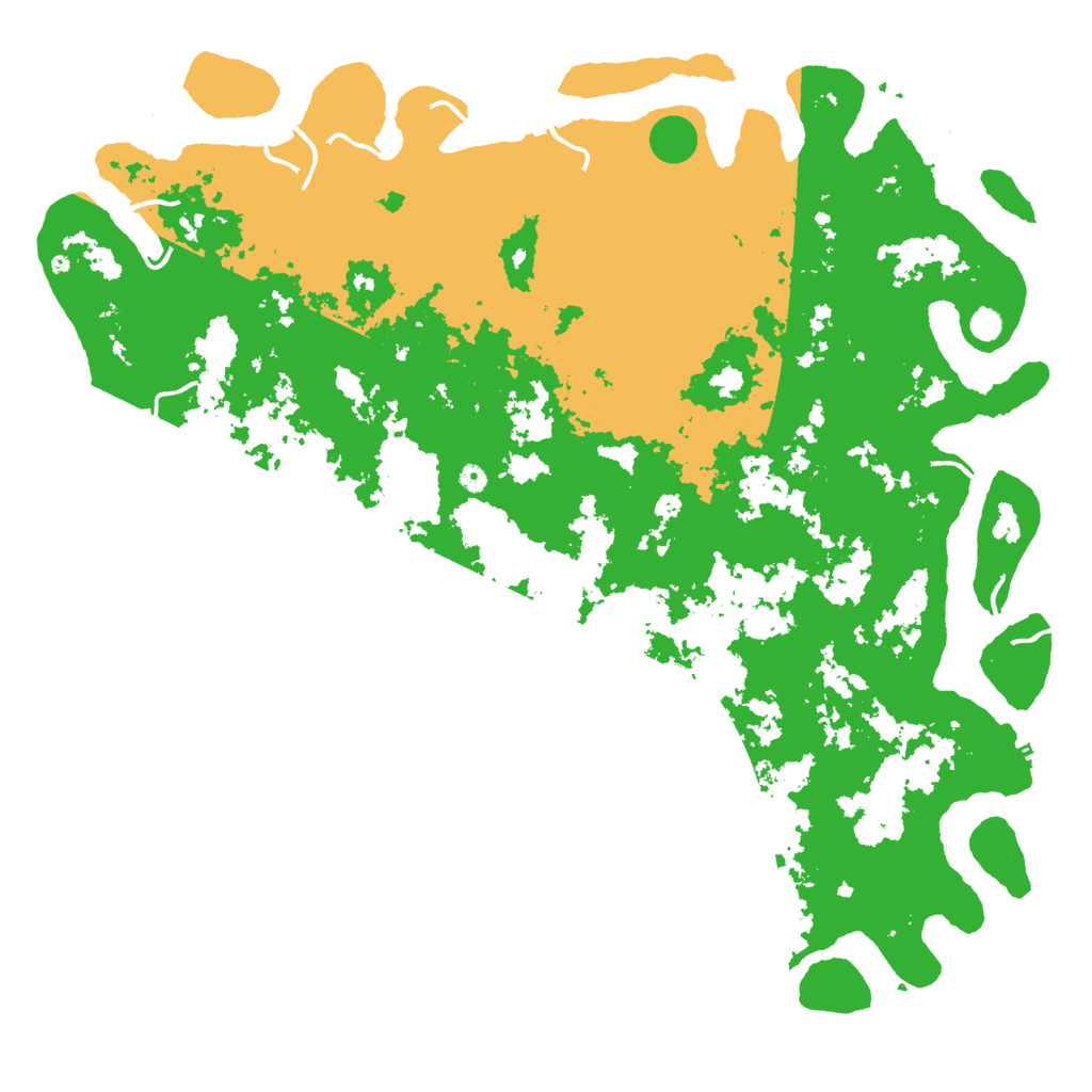 Biome Rust Map: Procedural Map, Size: 6000, Seed: 88756