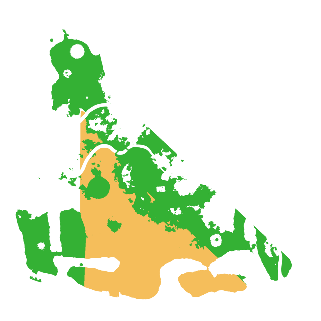 Biome Rust Map: Procedural Map, Size: 3950, Seed: 487552415
