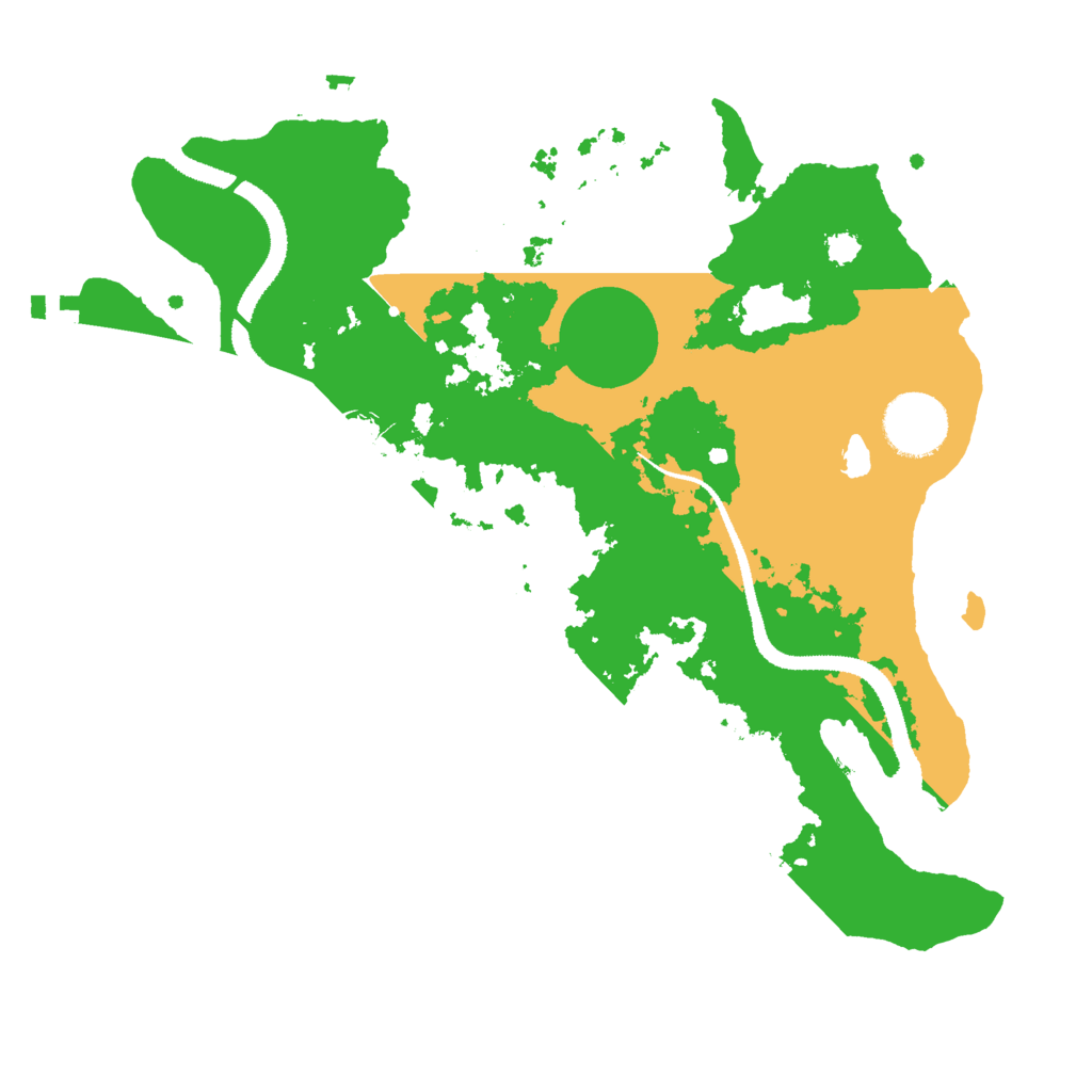Biome Rust Map: Procedural Map, Size: 3000, Seed: 5105