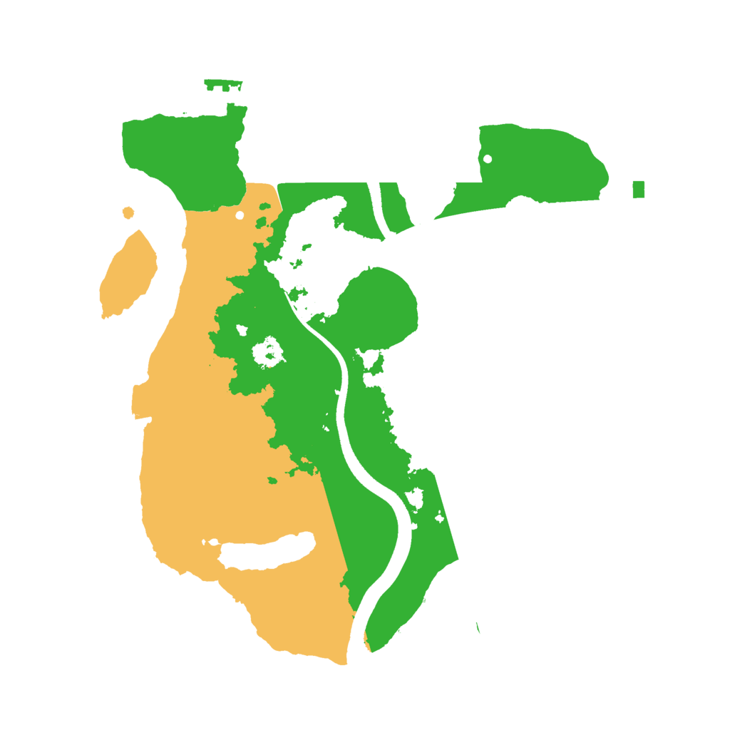 Biome Rust Map: Procedural Map, Size: 2500, Seed: 212393