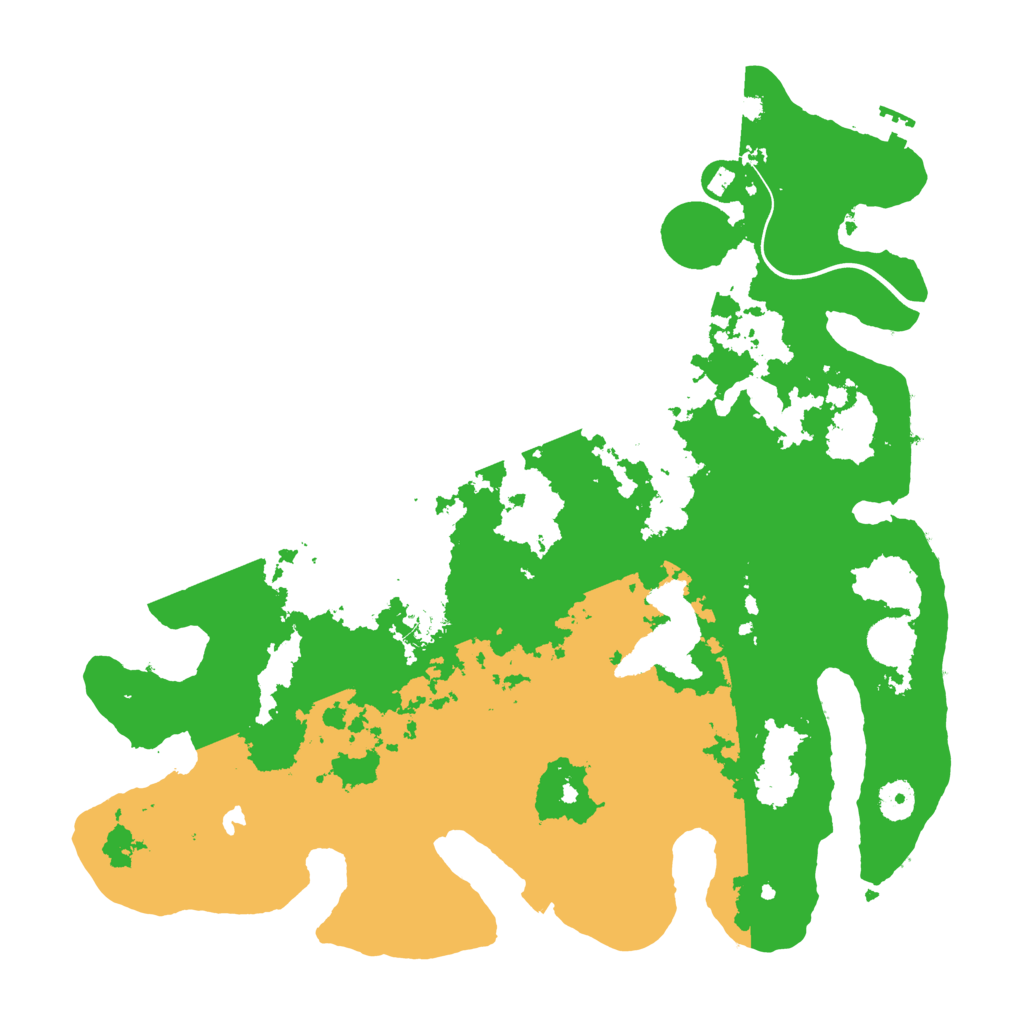 Biome Rust Map: Procedural Map, Size: 4000, Seed: 25415874