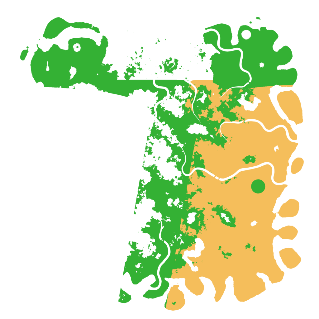 Biome Rust Map: Procedural Map, Size: 6000, Seed: 361066