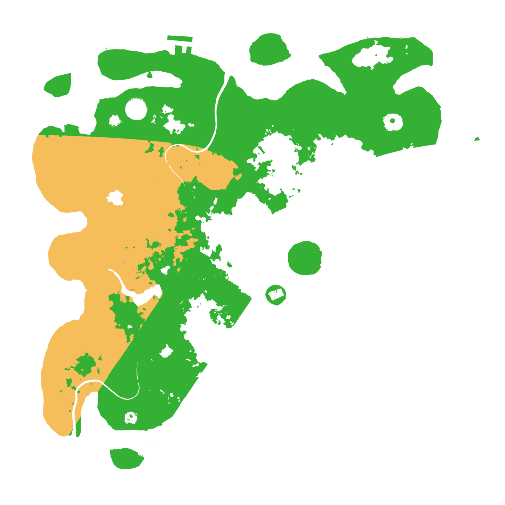 Biome Rust Map: Procedural Map, Size: 4050, Seed: 1357086253
