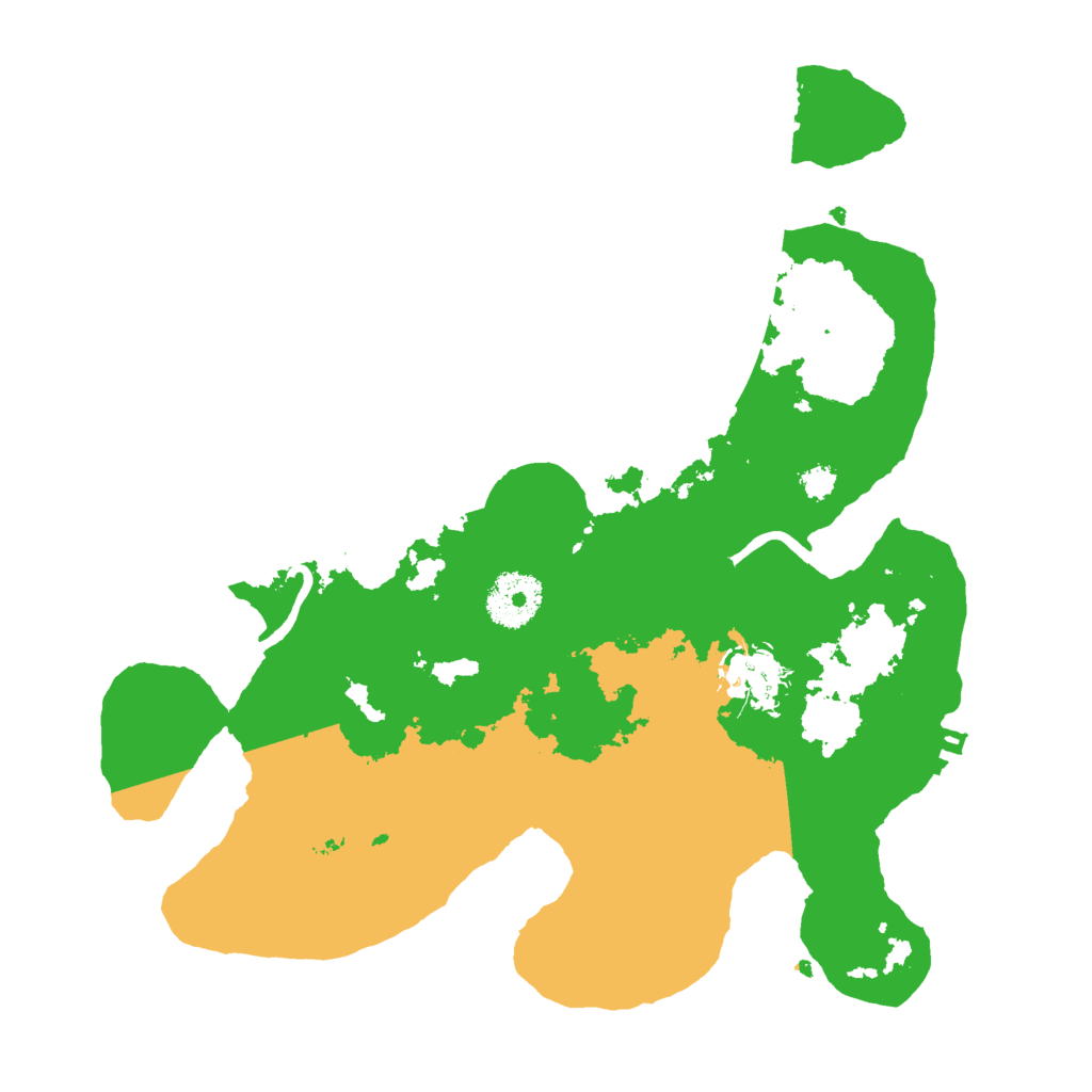 Biome Rust Map: Procedural Map, Size: 3000, Seed: 257316