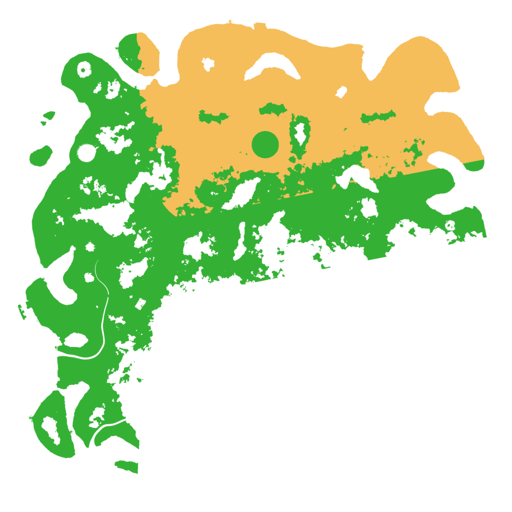 Biome Rust Map: Procedural Map, Size: 5000, Seed: 333456709