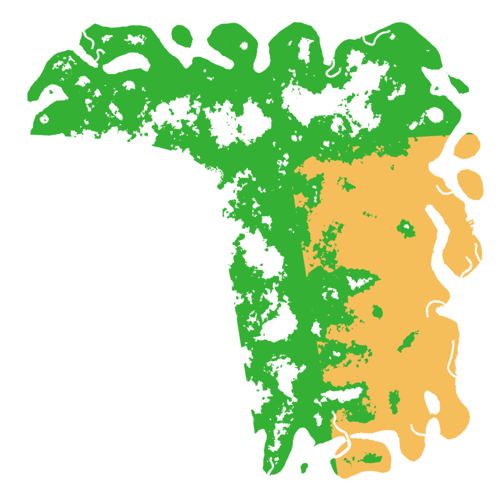 Biome Rust Map: Procedural Map, Size: 5999, Seed: 437705