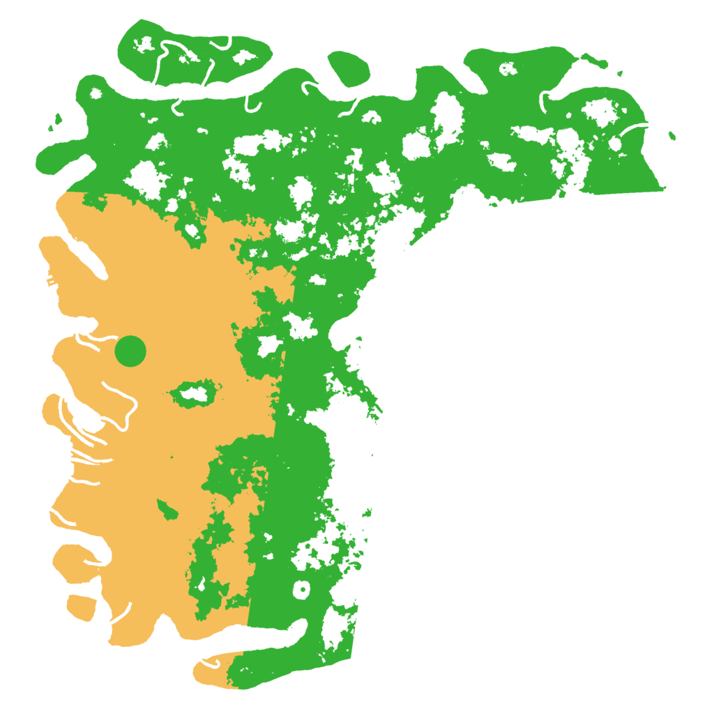 Biome Rust Map: Procedural Map, Size: 6000, Seed: 6845924
