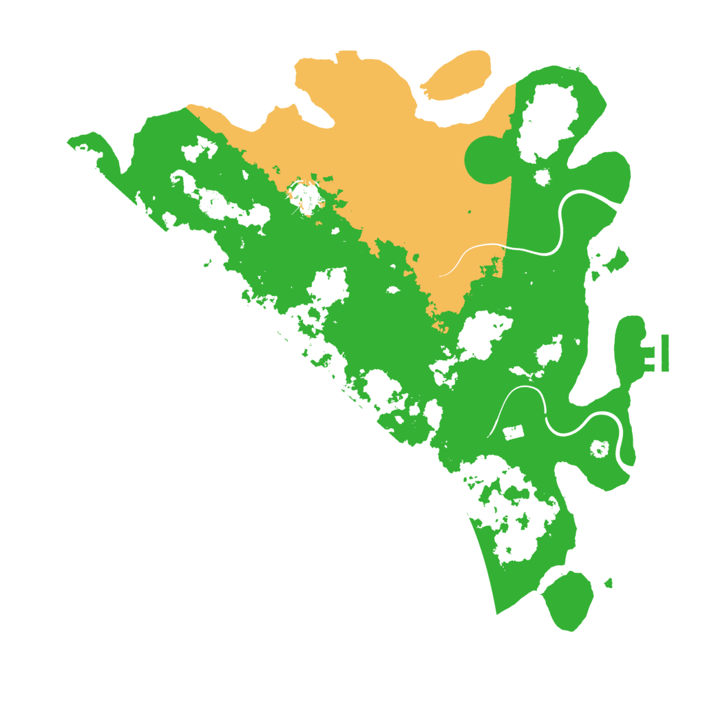 Biome Rust Map: Procedural Map, Size: 3850, Seed: 128227612