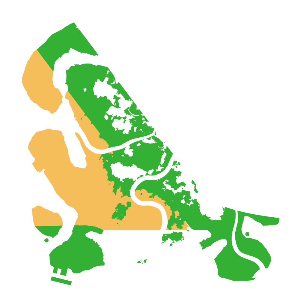 Biome Rust Map: Procedural Map, Size: 3000, Seed: 1925794423