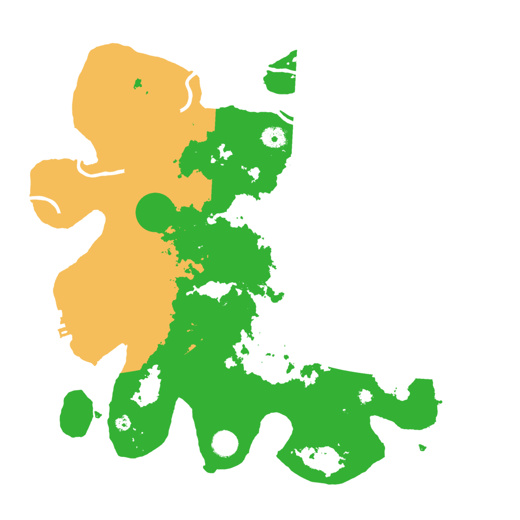 Biome Rust Map: Procedural Map, Size: 3500, Seed: 1482094053
