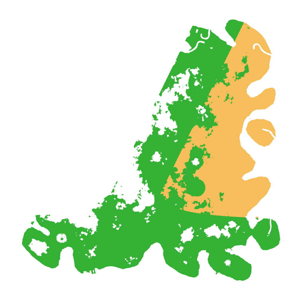 Biome Rust Map: Procedural Map, Size: 4500, Seed: 102207122