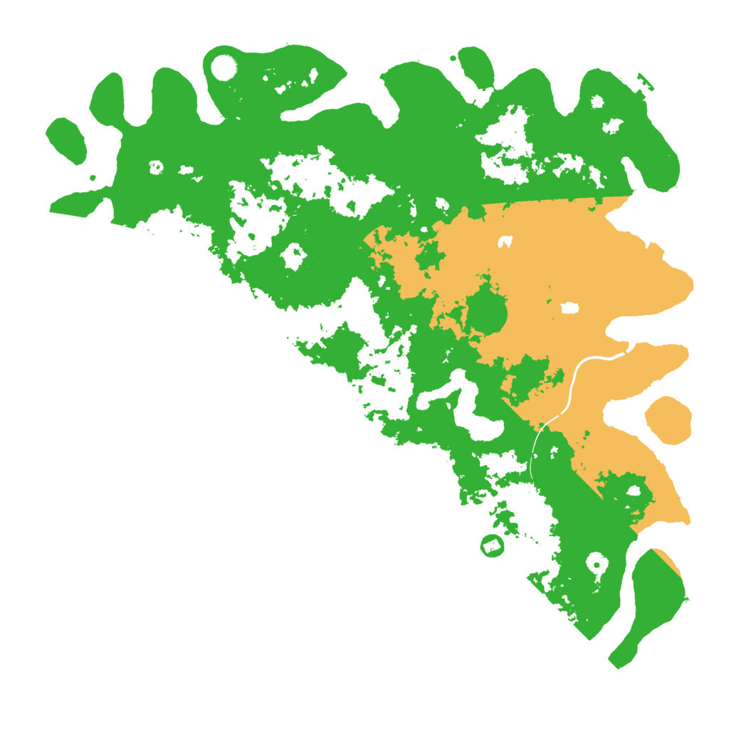 Biome Rust Map: Procedural Map, Size: 5000, Seed: 2092997