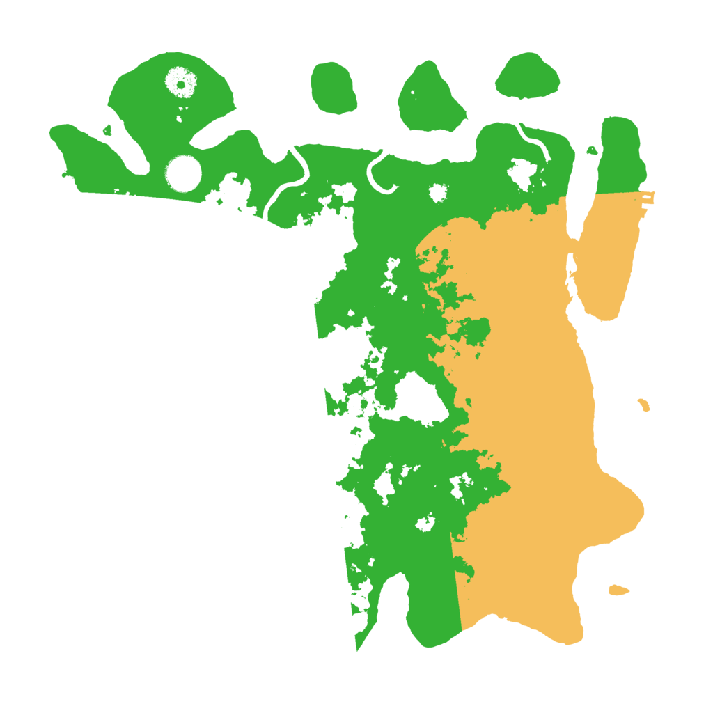Biome Rust Map: Procedural Map, Size: 3500, Seed: 14863002