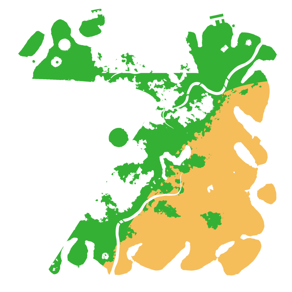 Biome Rust Map: Procedural Map, Size: 4300, Seed: 1299400862