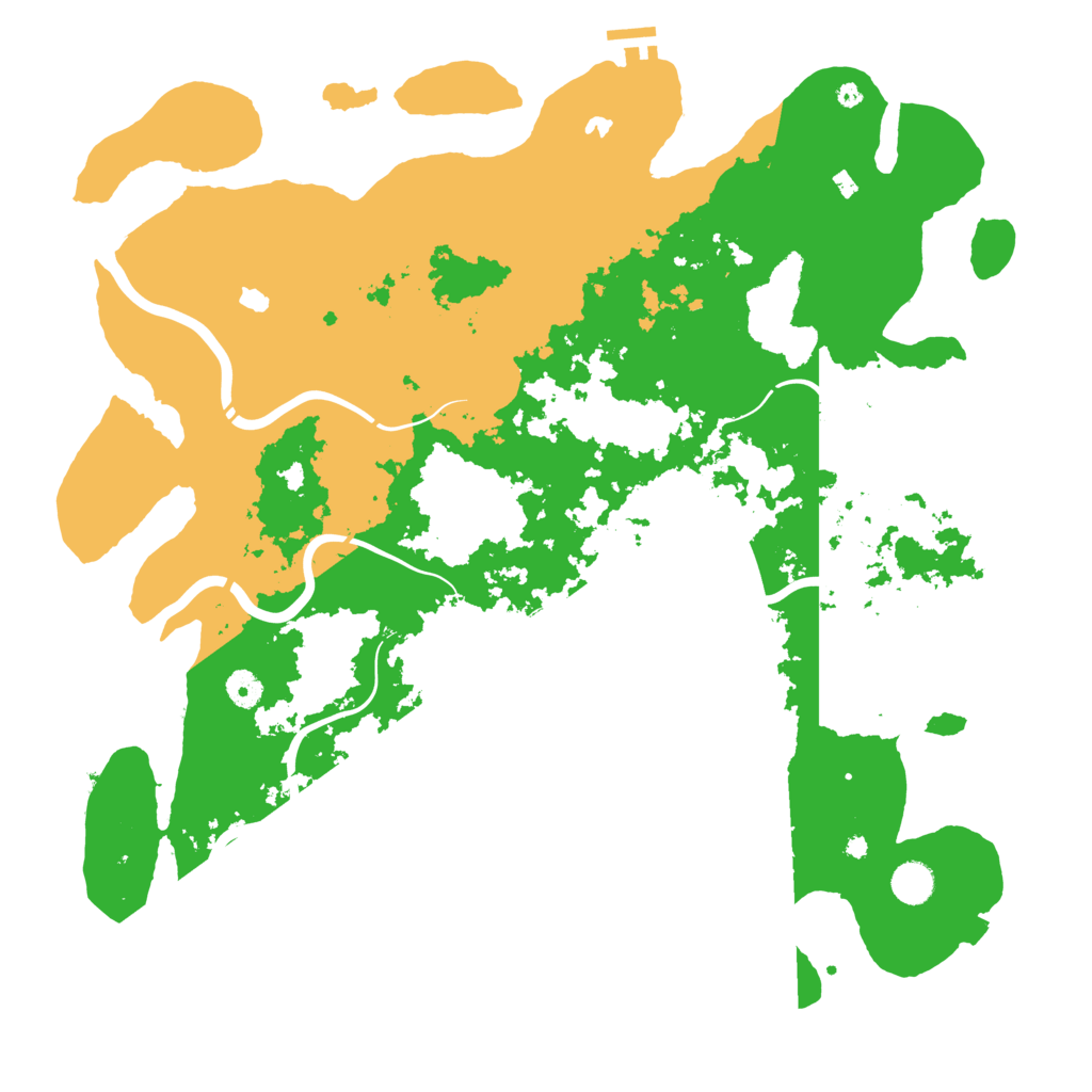 Biome Rust Map: Procedural Map, Size: 4500, Seed: 4138163