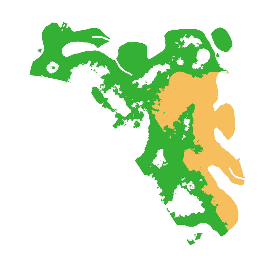 Biome Rust Map: Procedural Map, Size: 3500, Seed: 2131