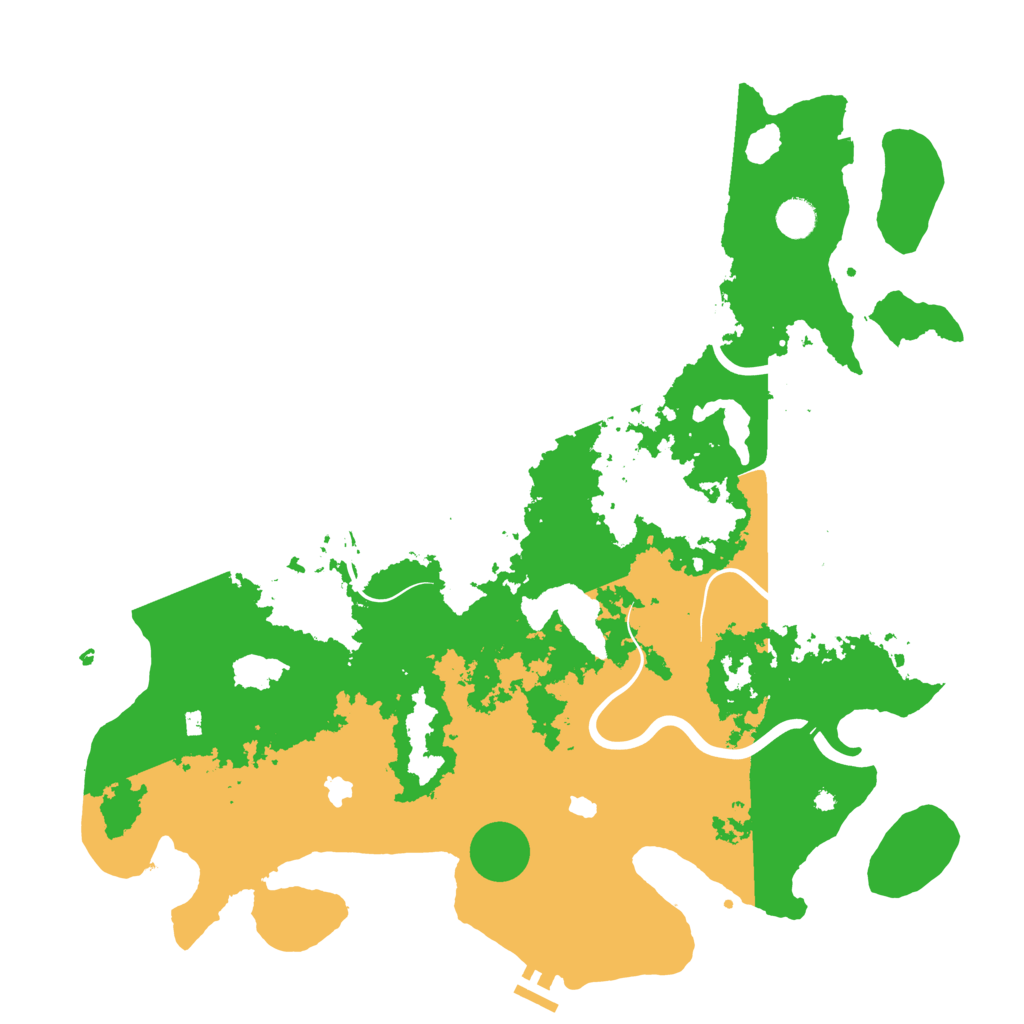 Biome Rust Map: Procedural Map, Size: 4500, Seed: 7198