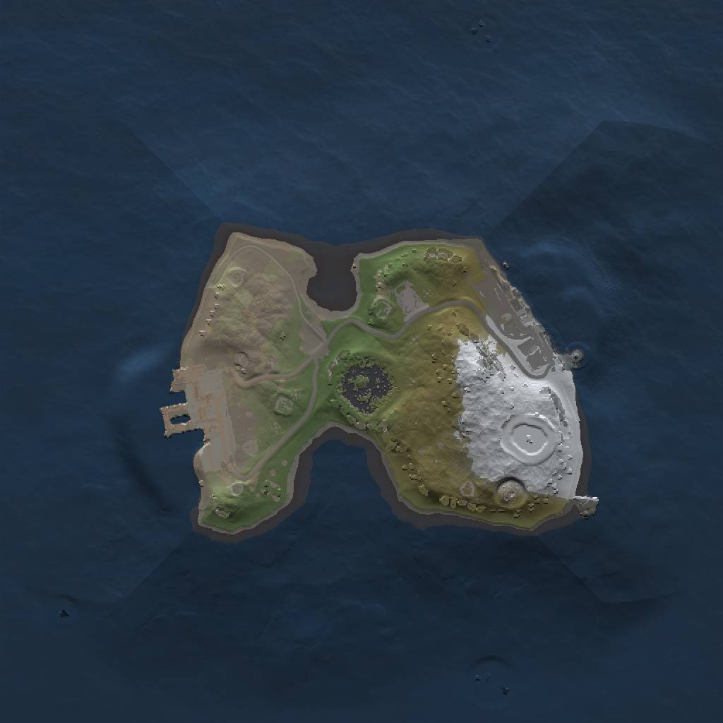 Rust Map: Procedural Map, Size: 1500, Seed: 93354, 6 Monuments