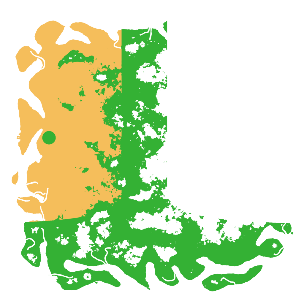 Biome Rust Map: Procedural Map, Size: 6000, Seed: 456643