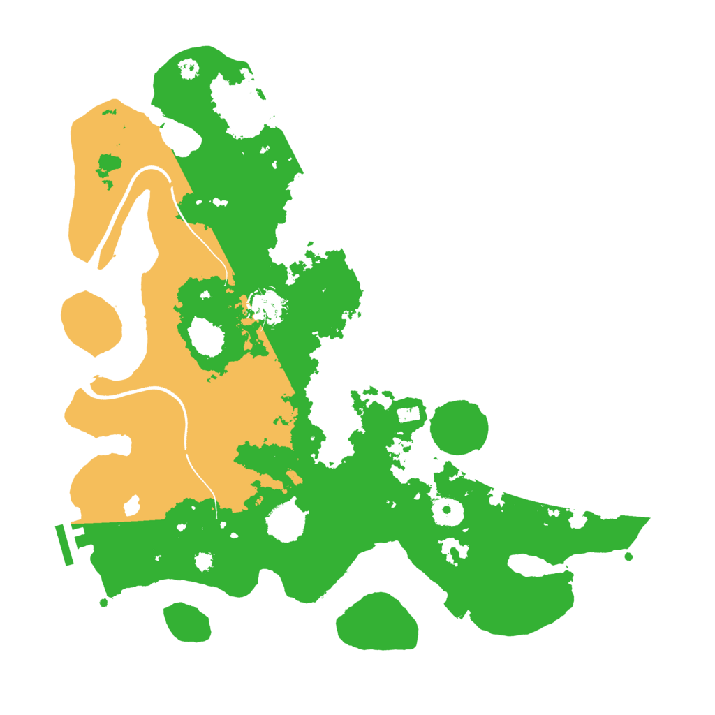 Biome Rust Map: Procedural Map, Size: 3500, Seed: 708