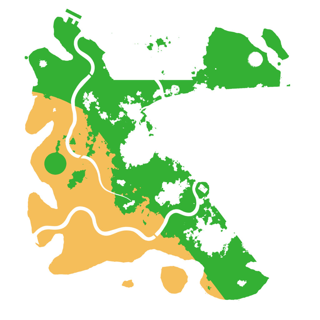 Biome Rust Map: Procedural Map, Size: 3850, Seed: 428843604